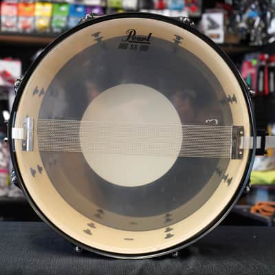 Pearl ELX Export Series 5x14" Maple/Poplar Snare Drum - Black Burst Lacquer image 8