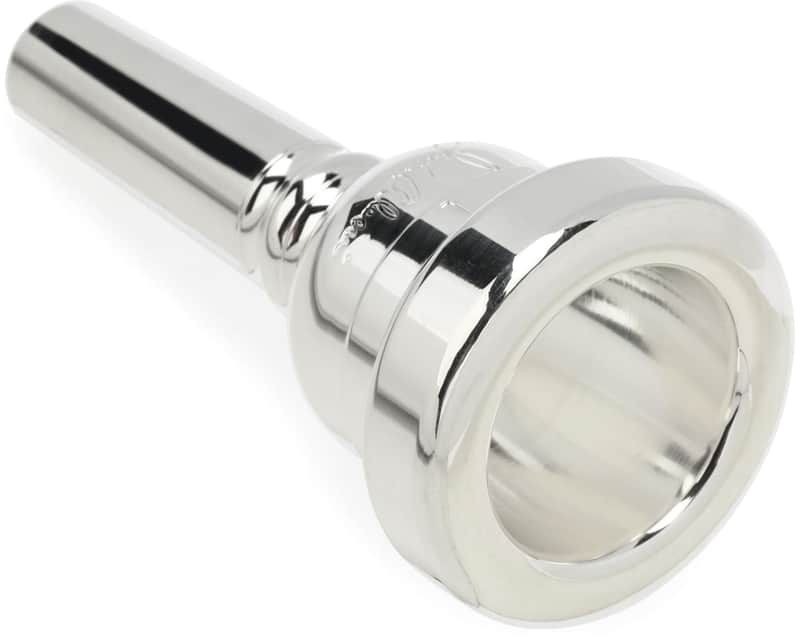 Laskey Joseph Alessi Signature Trombone Mouthpiece - 55 Solo Silver-plated image 1