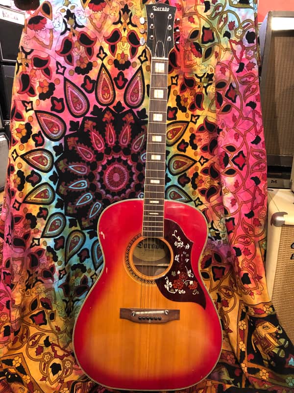 Dorado by Gretsch(Model 5965)Western Rose-Sunburst acoustic guitar