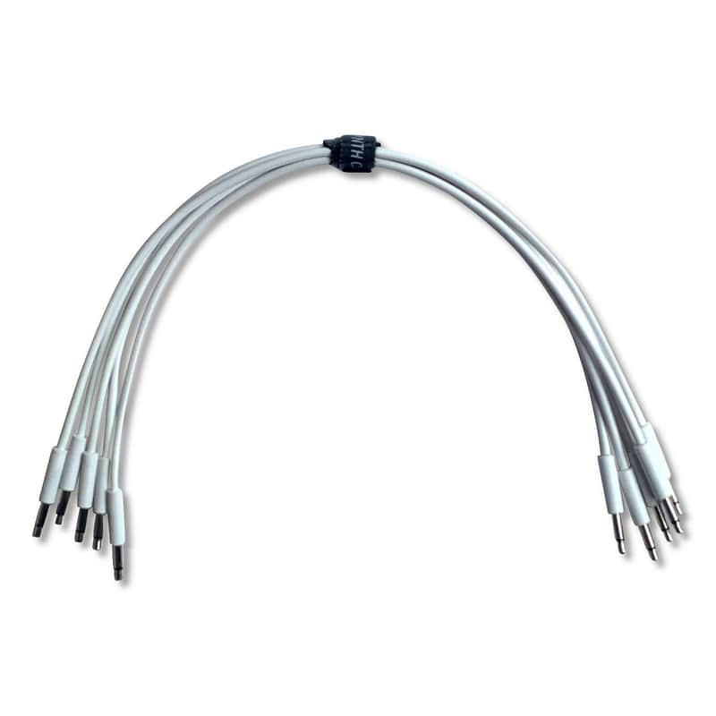 Super-Slim Eurorack Patch Cables (5 pack)-250cm / White image 1