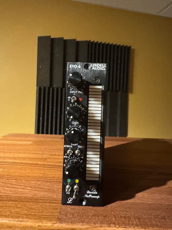 Lindell Audio EVO-6 500 Series Mic Pre EQ Module 2010s - Black image 1