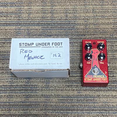 Reverb.com listing, price, conditions, and images for stomp-under-foot-red-menace