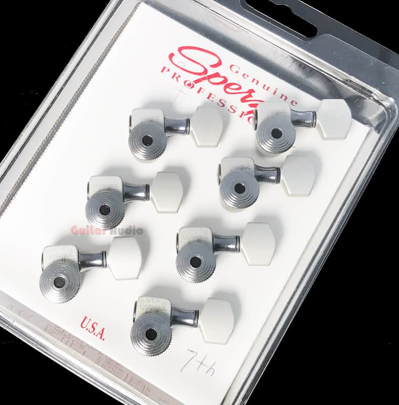 Sperzel SPRZ-7TL-SC Trim-Lok 7 In-Line Locking Guitar Tuning Machines image 1