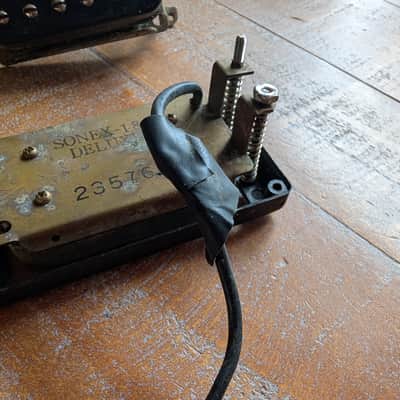 Gibson Sonex Guitar Humbucker Pickups Vintage 1980s One PU Needs Rewound image 7