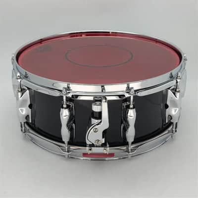 Used Yamaha Recording Custom Snare Drum 14x5.5 Solid Black - Very Good image 2
