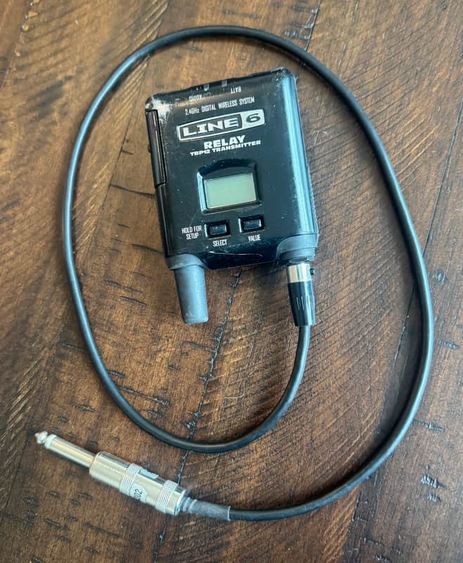 Line 6 TBP12 Relay Wireless Bodypack Transmitter 2010s - Black image 1