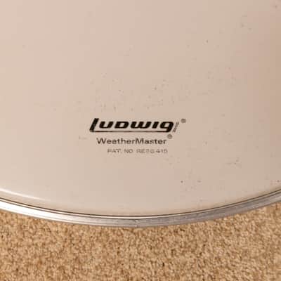 1970s Ludwig 26" Silver Dot Bass Drum Logo Head image 2
