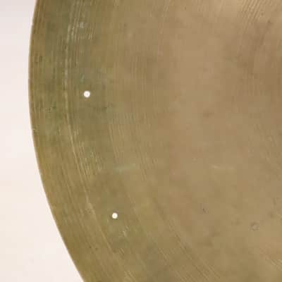 Zildjian 21" A Avedis Sizzle Ride Cymbal Vintage 1960's 2,711g's image 12