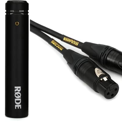 Rode M5 Small-diaphragm Condenser Microphone - Matched Pair  Bundle with Mogami Gold Studio Microphone Cable - 10 foot image 1