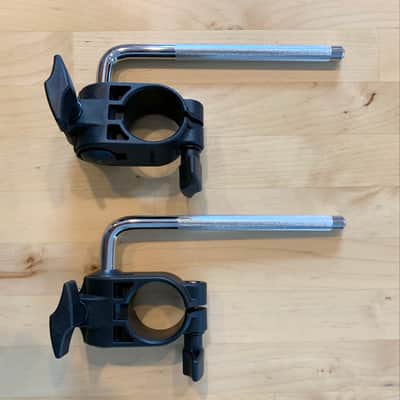 2X NEW Roland MDH-6U V-Drum 1.5 inch Rack Clamps + L Arm - Pad Tom Snare Mount 7U image 1