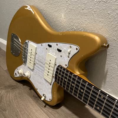 Feelgood 12 String Jazzmaster Electric XII Custom Build- Aztec Gold Nitro RELIC by Copacetic Customs image 13