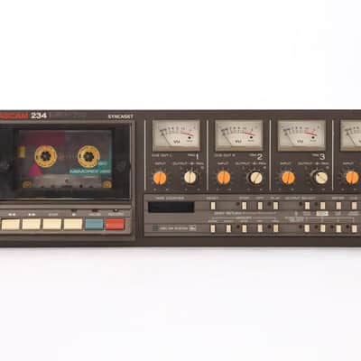 Tascam 234 Syncaset Professional 4 Track Cassette Deck #49592 image 3