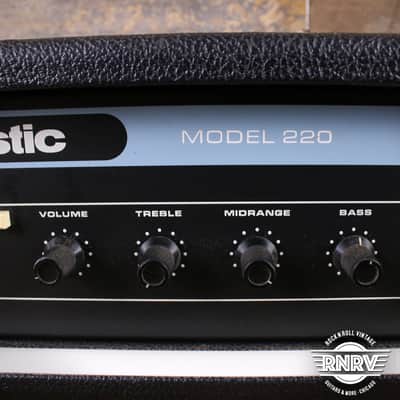 Acoustic Control Corp Model 220 Vintage Late 1970s Bass Head image 3
