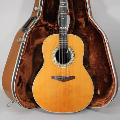 1968 Ovation Deluxe Balladeer Shiny Bowl Back Acoustic-Electric Guitar w/OHSC image 1