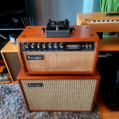 Mesa/Boogie Mark IIB (Original Amp) Mahogany Custom-Made Head & Cabinet – Mesa Footswitch, EV Black Shadow Speaker image 1