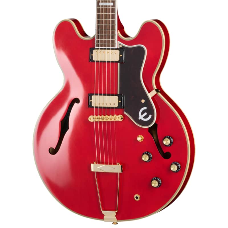 Epiphone Masterbilt Gem Archer Sheraton Electric Guitar, Cherry Red image 1