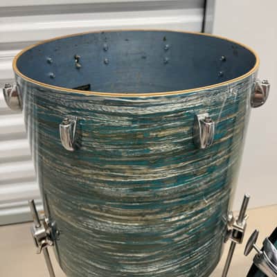 1973 W&A (Gretsch shells + hardware) “Perfection” Drum Set - Blue Oyster Pearl, Walberg and Auge image 14