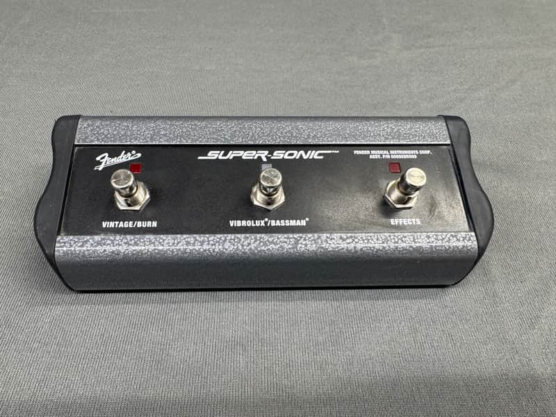 Vintage Fender 3-Button Footswitch Super-Sonic Amps Foot Switch Bassman Vibrolux image 1