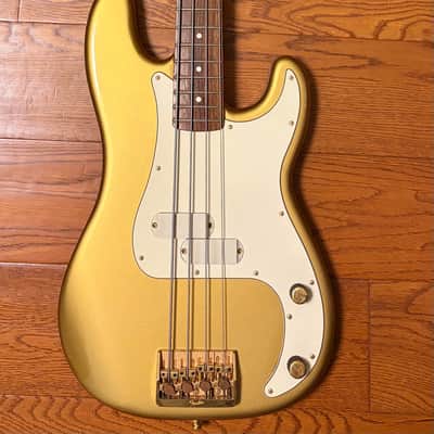 Fender Elite Precision Bass I with Rosewood Fretboard 1983 - 1984 - Aztec Gold image 1