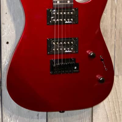 Jackson JS Series JS12 Dinky with Amaranth Fretboard 2023 Metallic Red, It's a Rocking Machine ! image 3