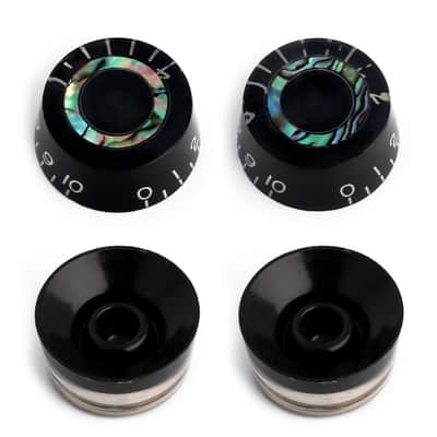 Electric Guitar Top Hat Knobs Speed Volume Tone Control Knobs Compatible with Les Paul LP Style Electric Guitar Parts Replacement Set of 4Pcs. image 2