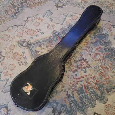 Vintage Black Chipboard Electric or Bass Guitar Case - 1960s? 1970s? image 3