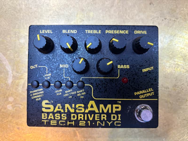 Tech 21 Sansamp Bass Driver D.I. V2 2016 - Present - Black image 1