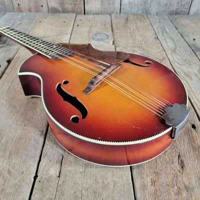 Kay 2 Point Venetian Style Mandolin 1950s with Original Case - Sunburst image 11