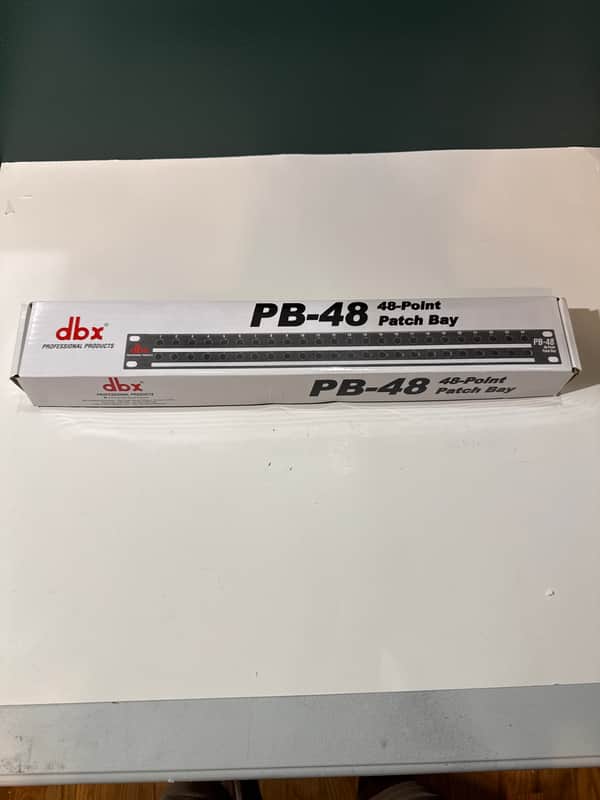 dbx PB48 48-Point TRS Patchbay 2010s - Black image 1