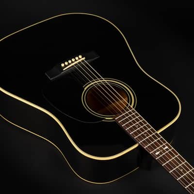1989 Sigma by Martin DM-4B - Black | Korea Vintage Dreadnought Acoustic Guitar Solid Top | Case image 8