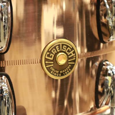 Gretsch USA Custom 6.5x14" Bronze Snare Drum image 5