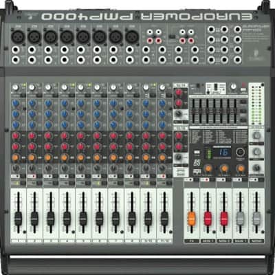 Behringer Europower PMP4000 1600-Watt 16-Channel Powered Mixer