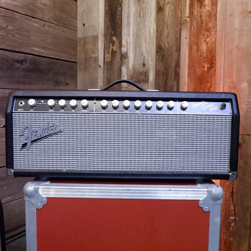Fender Super-Sonic 100 2-Channel 100-Watt Guitar Amp Head 2011 - Black image 1