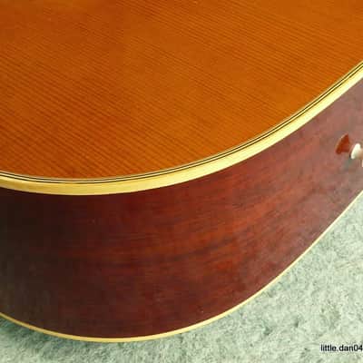 Suzuki  Three S W130 Dreadnought Acoustic Guitar Japan Vintage 1975 Natural image 9