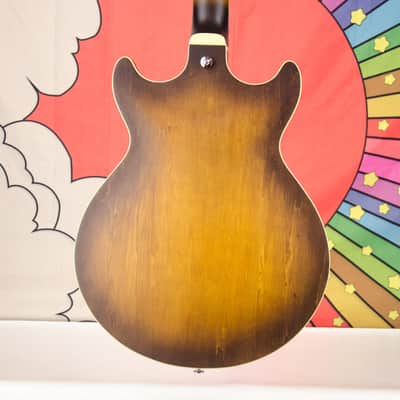 Ibanez AM53TF Artcore Archtop Electric Guitar, Tobacco Flat image 4
