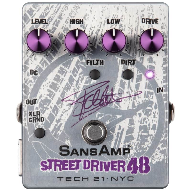 Tech 21 SansAmp Frank Bello Signature Street Driver 48 Preamp/DI Pedal image 1