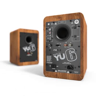 Kanto: YU6 Powered Bookshelf Speakers - Walnut (YU6WALNUT) Bild 5