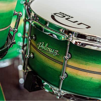 Polmuz Maple Model 1 - 22/10/12/14/16/14SD - Inlayed Artist Green to natural Fade image 14