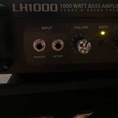 Hartke LH1000 1000-Watt Bass Amp Head 2008 - Present - Black image 4