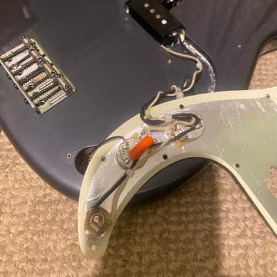 Fender American Standard Body Loaded Lollar Pickups 2012 - Charcoal Frost Metallic imagen 13