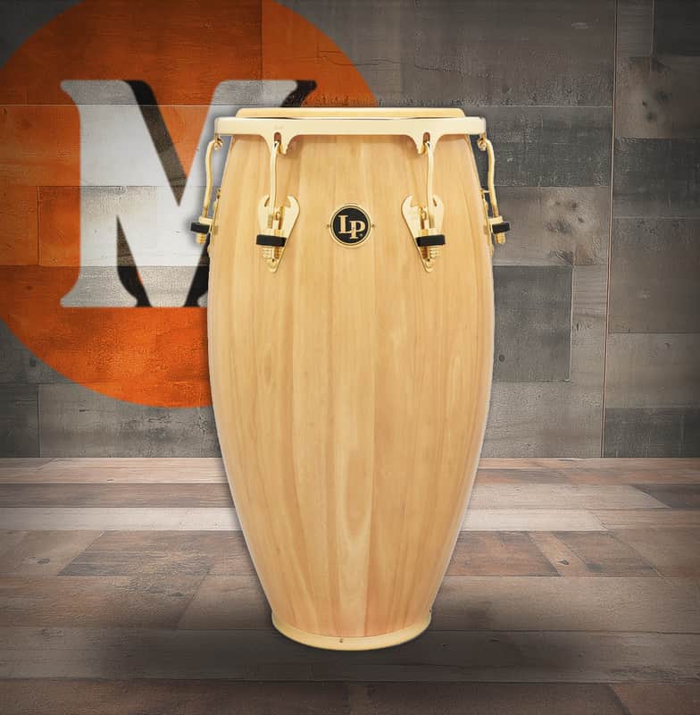 Latin Percussion LP Matador Tumba Oak Nat Gold, 12-1/2" (M754S-AW) | Musician Madness image 1