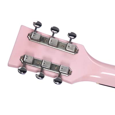 Airline Guitars Bighorn Shell Pink image 12