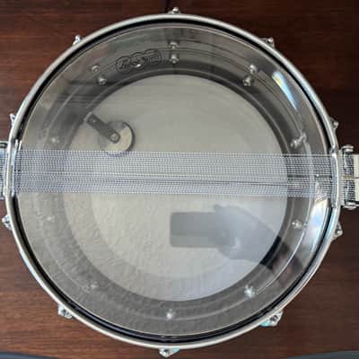 1979 Ludwig Black Beauty Super-Sensitive 6.5x14" 10-Lug Brass Snare Drum with Pointed Blue/Olive Badge 1977 - 1979 - No. 419 Black Nickel-Plated Super Sensitive image 12