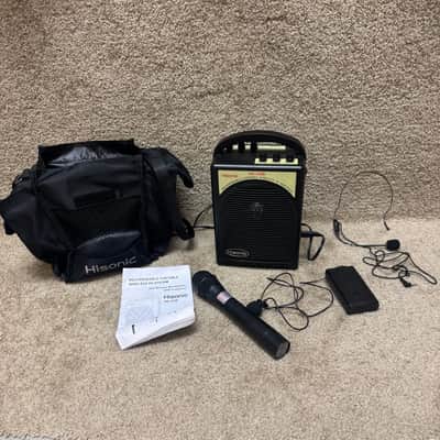 Hisonic HS-122B Wireless PA System w/ 3 Mics & Bag image 11
