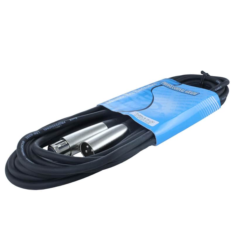 5 Pack 10 Foot Xlr Cords image 1