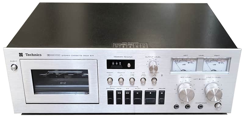 Vintage Technics RS-671 Stereo Cassette Deck - Serviced image 1