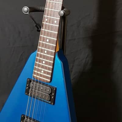 Kramer Vanguard 1980s Blue Metallic image 4