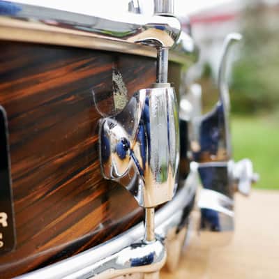 Premier Royal Ace 14" x 4" 3-ply Mahogany Mahogany Duroplastic Vintage RINGO image 10
