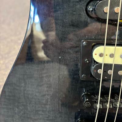 Kramer Striker Figured HSS Stoptail - Transparent Black image 6