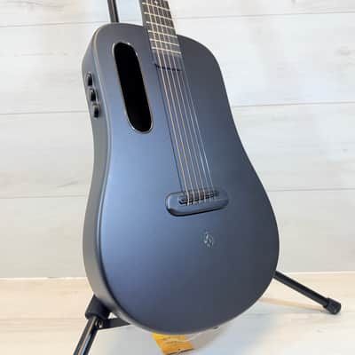Lave Me Carbon Fiber Acoustic Electric Guitar – Lightweight Travel Guitar w/ Bag, Weatherproof Design image 1